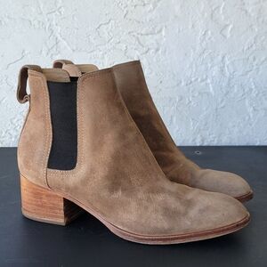 Rag & Bone Chelsea Ankle Boot Size 38.5 Suede Brown $395 - women's